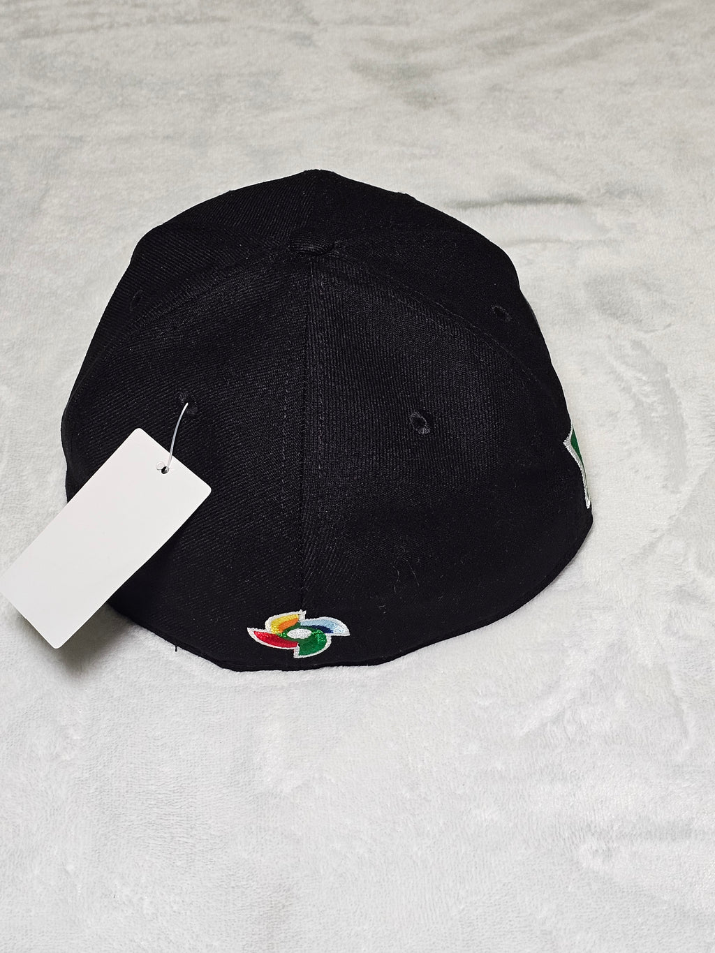 Mexico Snapback Hat Black Flat Bill Adjustable Cap Embroidered M Logo