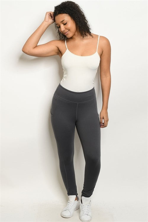 Wide Waistband Spandex Leggings