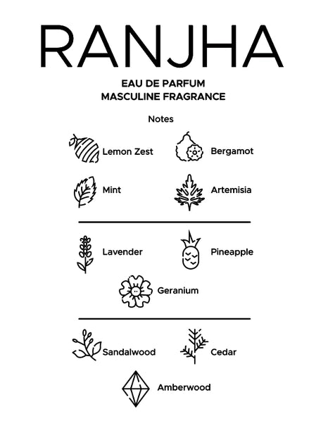 Arabian Crest Dubai (Ranjha رانجها)- Eau De Parfum- 100 ml/ 3.4 oz